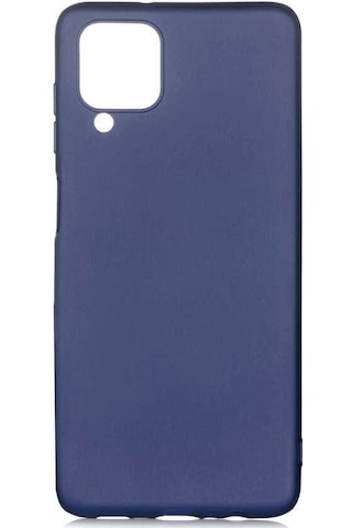 Samsung Uyumlu Galaxy A12 Kılıf Zore Premier Silikon Kapak Lacivert