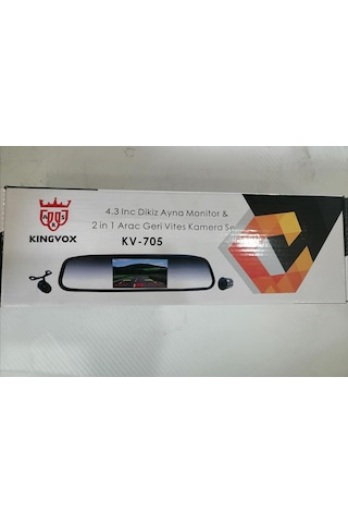 Kingvox Kv-705 4.3" Dikiz Ayna Monitör 2 in 1 Araç Geri Vites N11.265