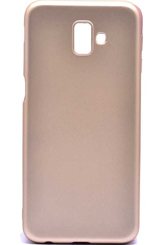 Samsung Uyumlu Galaxy J6 Plus Kılıf Zore Premier Silikon Kapak Gold
