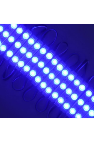 10 Adet 5 Watt Mavi Işık Ip65 Modül Led, 10 Adet Magnetli, Çok Kaliteli Kırmızı Işık Modül Led Mavi