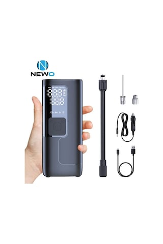 Newo Şarjlı Lastik Şişirme Pompası Işıklı Nw06