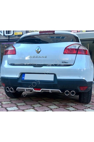 Renault Megane 3 Uyumlu Yedek Parça Üniversal Arka Tampon Difüzör