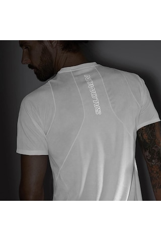 Salomon Salomon Sense Aero Ss Erkek Koşu T-shirt Beyaz 18034 Beyaz