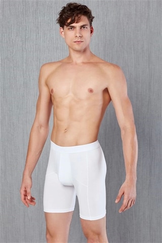 Erkek Pamuklu Uzun Paça Boxer 1792p Antrasit