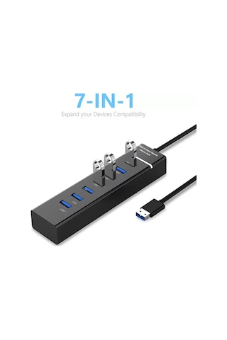 Usb 3.0 High Speed 7 Port Usb Çoklayıcı 5gbps Hub