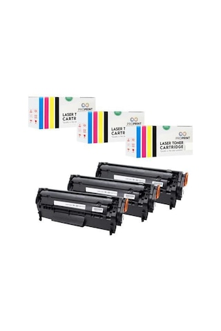 Proprint 1015 1018 1020 3 Adet Uyumlu Toner 12A Q2612A