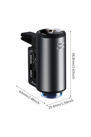 Akıllı Araba Hava Temizleyici, 2024 Yeni Akıllı Araba Hava Temizleyici Difüzör Parfümlü 3 Şişe Hava Temizleyici, Akıllı Araba Kokusu Siyah