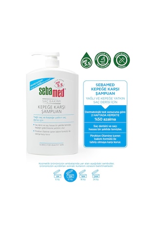 Sebamed Kepek Karşıtı Yağlanma Önleyici Etkili Şampuan 1000 ML - Lif Hediyeli