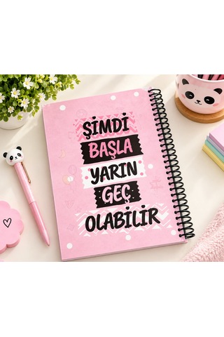 Planlayıcı & Konuşan Ajanda Haftalık Planlayıcı Spiralli Renkli Ajanda Not Defteri Karışık/çok Renkli