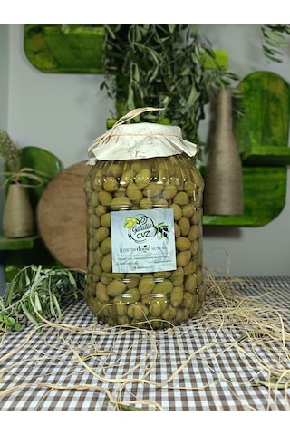 Aydın Yöresi Memecik Cinsi Sofralık Tatlandırılmış Kırma Zeytin 3 Kg