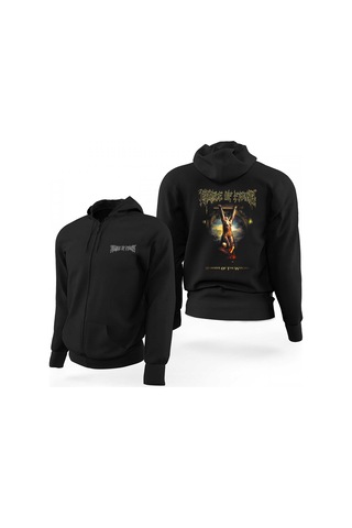 Cradle Of Filth Hammer Of The Witches Siyah Fermuarlı Limited Edition Kapşonlu Siyah
