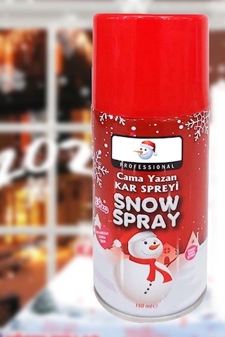 Kar Spreyi Cama Yazı Yazma Yılbaşı Ağacı Süsleme Spreyi 150 Ml