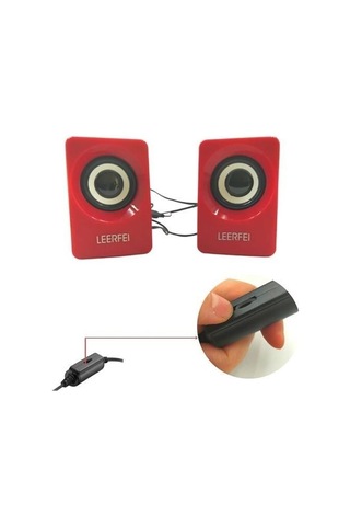 9048523491517 - Buffer N62 1+1 Multimedia Usb Ve Jacklı Mini Hoparlör Yüksek Stereo Ses Sistemi