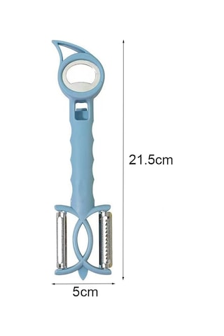 Cbtx 7 In 1 Çok Fonksiyonlu Soyma Şişe Açacağı Soyucu Rende Konserve Açacağı Pembe