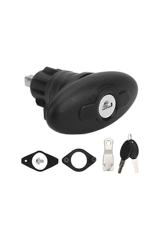 Jiawu Karavan Kabin Kapısı Kilidi, 30 Mm Çinko Alaşımlı Naylon Oval Kabin Kapısı Sıkıştırma Kilidi Karavanlar, Karavanlar, Tekneler/nc/ İçin