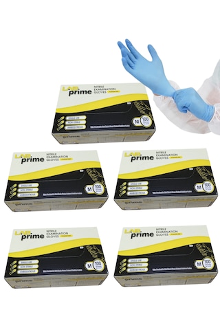 Nitril Eldiven - M Beden 100'lü Kutu X 5 Adet