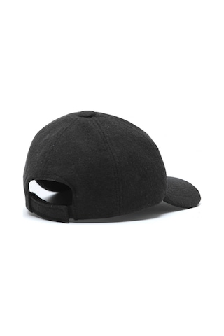 Kip Siyah %73 Polyester ,%27 Yün Sapka Siyah