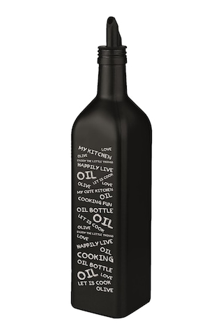 Selka Home - Marasca Baskılı Yazılı Yağdanlık 500 Ml Gold