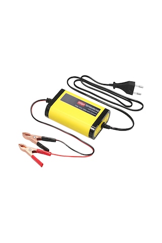Yuntech01 12v 2a Akıllı Lityum Akü Şarj Cihazı, Lcd Ekranlı, Otomatik Kesme, Motosiklet/elektrikli Araçlar İçin, Avrupa Standartı