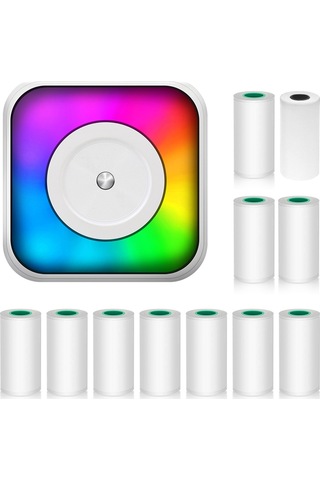 Os7351-5 Rgb Işıklı Çok İşlevli Taşınabilir Mini Termal Yazıcı