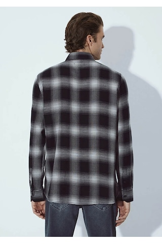 Mavi Regular Fit Kareli Siyah Erkek Gömlek M0211770-91367 Siyah