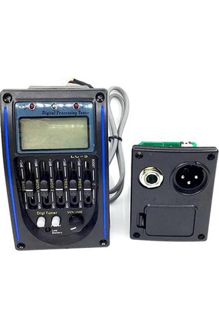 5-bant Lc5 Ekolayzır Gitar Eşikaltılı Lcd Ekranlı