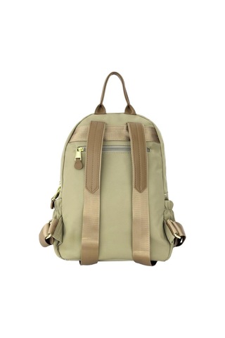 Bolsas Saten Kumaş Kadın Sırt Çanta Bej 1046 Bej