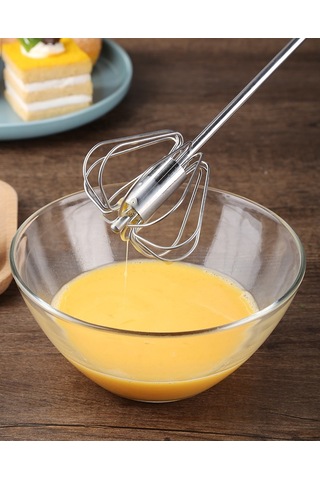 Mufunye Ev Isıraçları İçin 12 İnç 201 Paslanmaz Çelik Yarı Otomatik Krem Çırpıcı, El İle Kek Karıştırıcı, Pratik Pastane Aleti Diğer