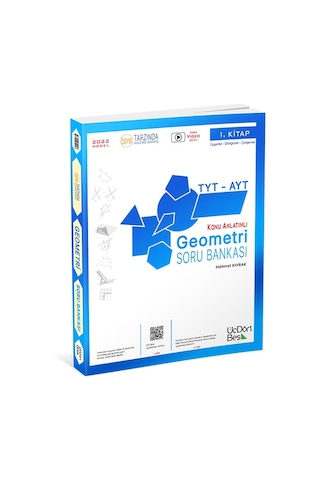 TYT AYT Geometri Soru Bankası - 1.Kitap - Üç Dört Beş Yayınları TYT AYT Geometri Soru Bankası - 1.Kitap - Üç Dört Beş Yayınları