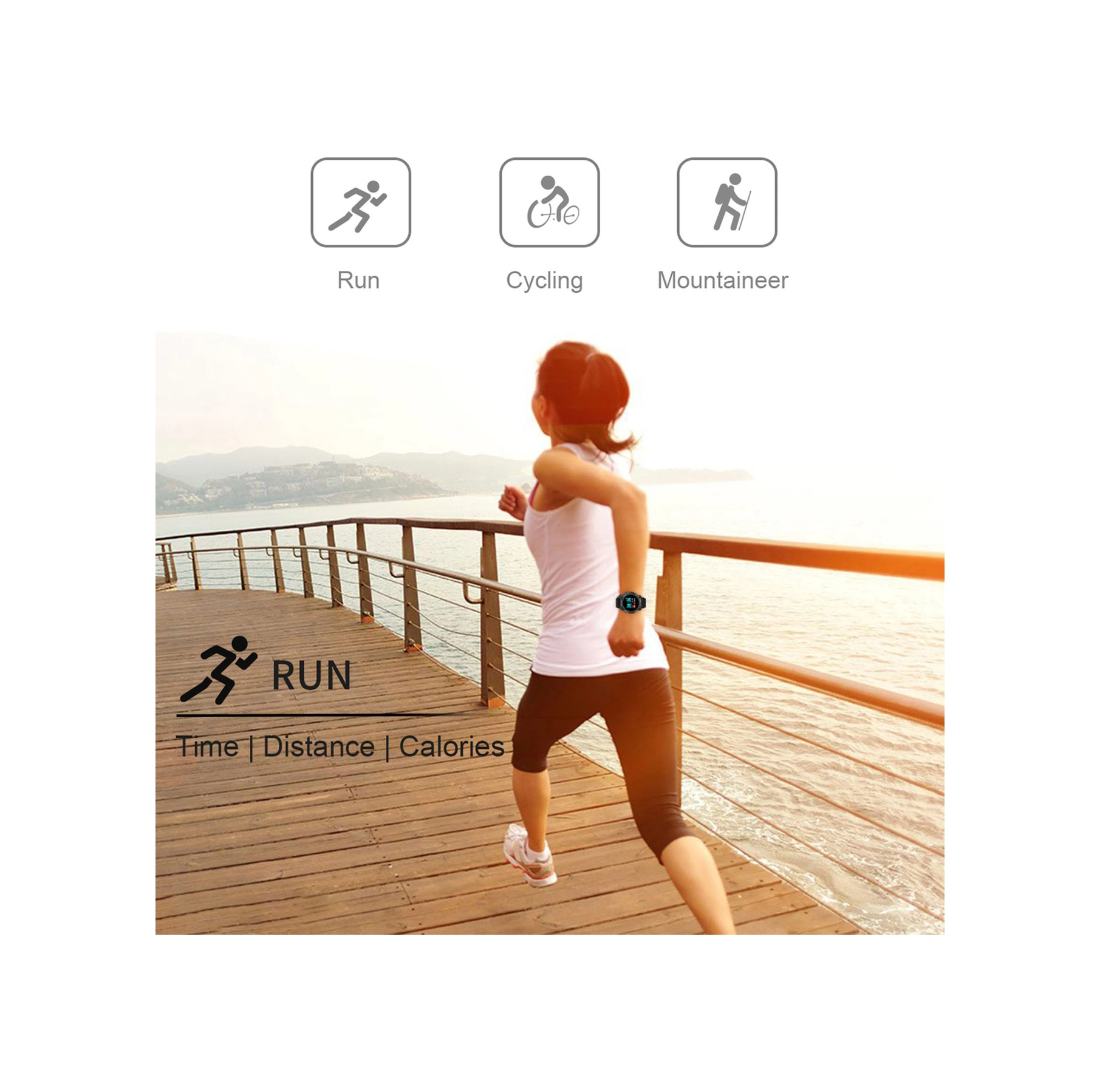 Moveevo FD68 Renkli Ekran Akıllı Saat (İthalatçı Garantili)