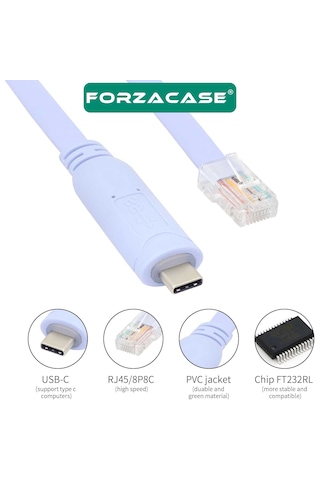 1.8mt Type-c Cisco Usb Den Rj45 E Çeviren Konsol Kablosu -fc882