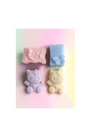 Hello Kitty,deniz Kızı, Kelebek El Yapımı Kokulu Sabun Seti 4 Lü Banyo Dekoru & Hediyelik Diğer