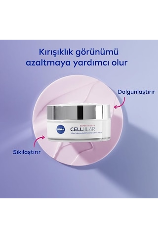 Nıvea Cellular Expert Filler Yoğun Yaşlanma Karşıtı Gündüz Kremi Spf15 50 Ml