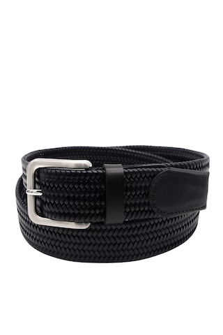 Pierre Cardin Premium Örgü Deri Kemer En 3,5 Cm Pc-1712 Siyah