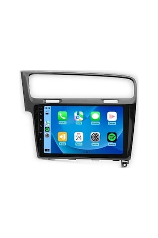 Volkswagen Golf 7 Siyah 2013-2021 4gb Ram 32gb Hafıza 4 Çekirdek Carplay Kamera Android Multimedya 9"