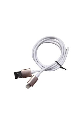 2a Apple iPhone Uyumlu Lightning Hızlı Şarj Kablosu - 1 Metre - Gold