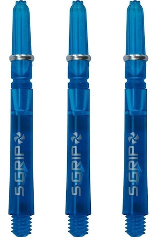 Harrows Supergrip Spin Dart Shafts Short-Şeffaf