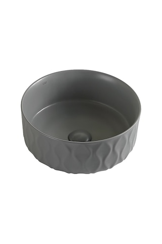 Ey-4750mg Mat Gri Tezgah Üstü Lavabo Renkli