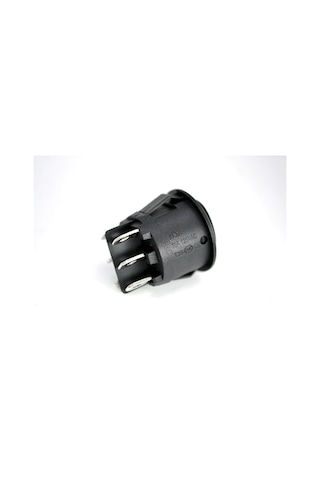 1-0-2 Elektrik Anahtarı 6 Pin Yuvarlak Gövde Siyah Plastik
