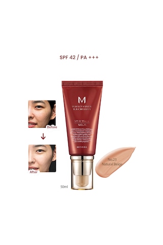 Missha Yoğun Kapatıcılık Sunan BB Krem M Perfect Cover BB Cream Ex No: 23