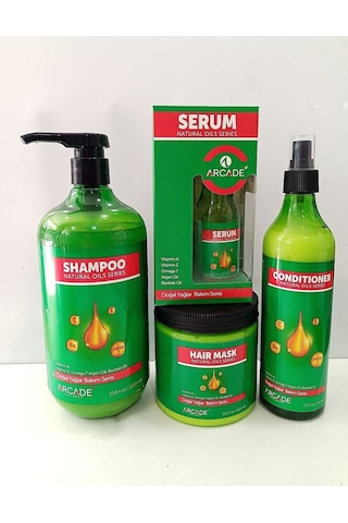 Arcade Natural Oils Serisi Saç Bakım Seti