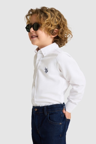 U.s. Polo Assn. Erkek Çocuk Beyaz Gömlek Basic 50324687-vr013