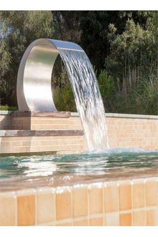 DEV PASLANMAZ 500x1000 mm Lüks Model Havuz Şelale AISI 316 Kalite