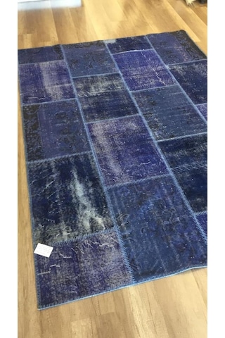 Hoom Rugs Patchwork 112 Mazzeline Blue El Dokuma Kilim