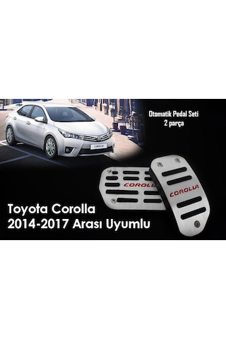 Autogp Toyota Corolla Pedal Seti Takımı Geçmeli Otomotik 2013+ Ft1545668