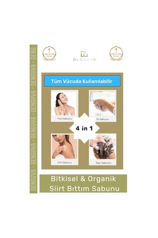 %100 Doğal Güzel Kokulu El Yüz Saç Vücut Cilt Orijinal Bitkisel Siirt Bıttım Sabunu 120g - 1 Adet