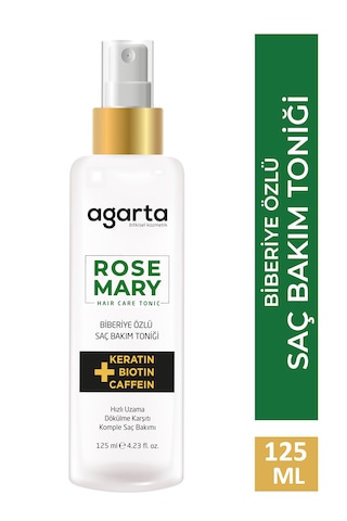 Agarta Saf Biberiye Suyu Dökülme Karşıtı ve Saç Uzamasını Destekleyici Saç Toniği 125 ML﻿﻿