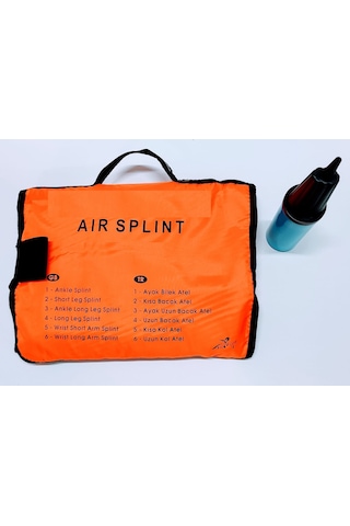 Devix Şişme Atel Seti İlk Yardım Kırık Çıkık Seti Yeniden Kullanılabili