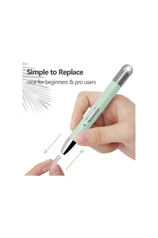 Reedark Usb Şarjlı Led Işıklı Tırnak Taşı Tutucu, Mor Renk, El Yapımı Tırnak Sanatı İçin Pratik Araç