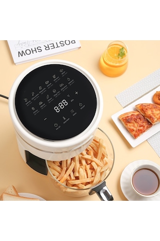 Five Home KZ126D Borosilikat Cam 3 L Fritöz